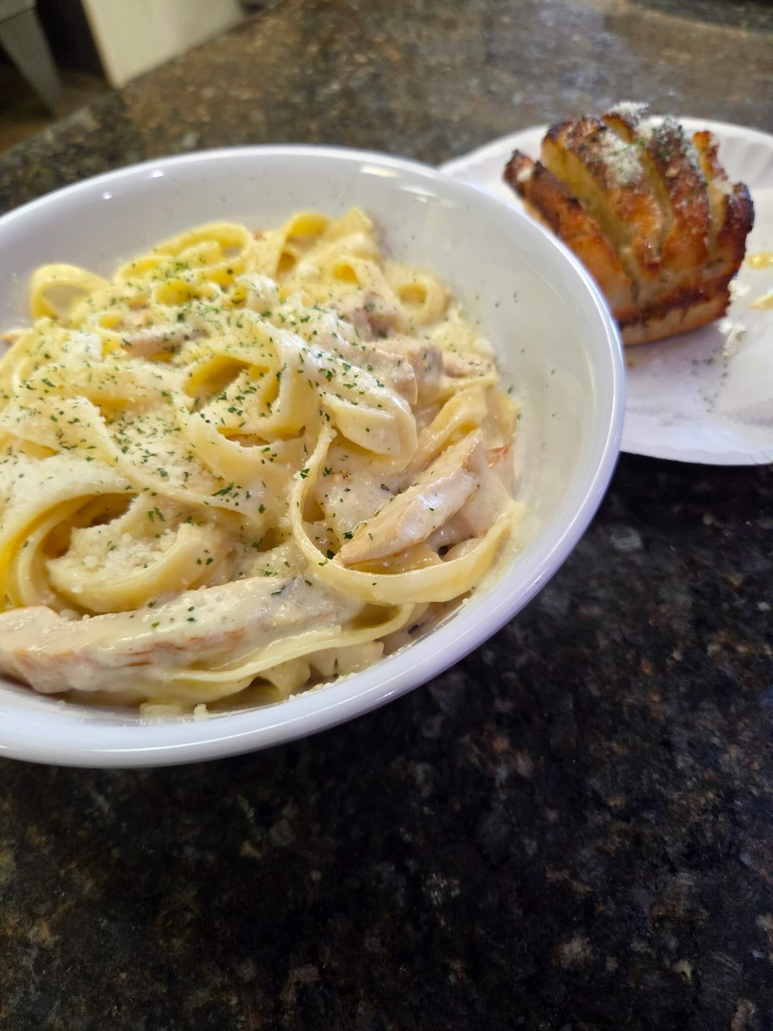 Linguine at Bambino's Pizza in Morrisville, NC